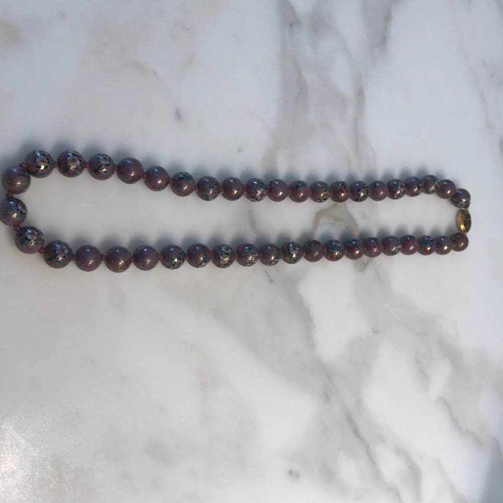 Cloisonné necklace